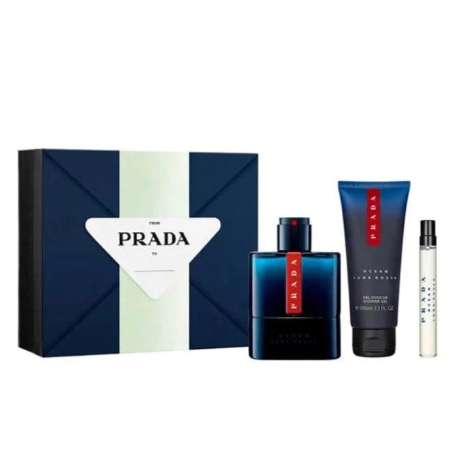 Prada Luna Rossa Ocean Cologne Men s Perfume Cologne For Men Eau De Toilette 3.4 oz 5.0 oz Gift Set 3.4 oz Edt