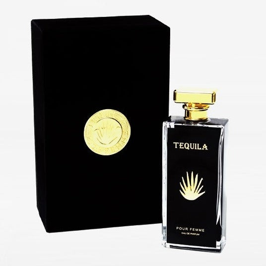 Tequila Pour Homme Noir by Tequila Perfumes Eau De Parfum Spray 3.3 oz