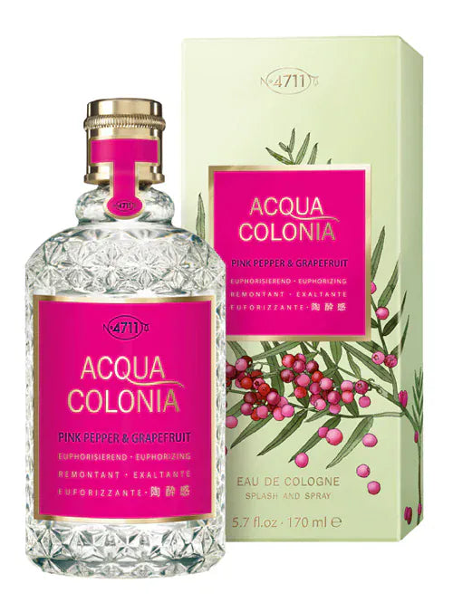 4711 Acqua Colonia Pink Pepper & Grapefruit Unisex Perfume/Cologne For Men & Women Eau de Cologne 5.7 oz Edc
