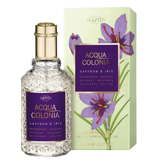 4711 Acqua Colonia Saffron & Iris Unisex Perfume/Cologne For Men & Women Eau de Cologne 5.7 oz Edc