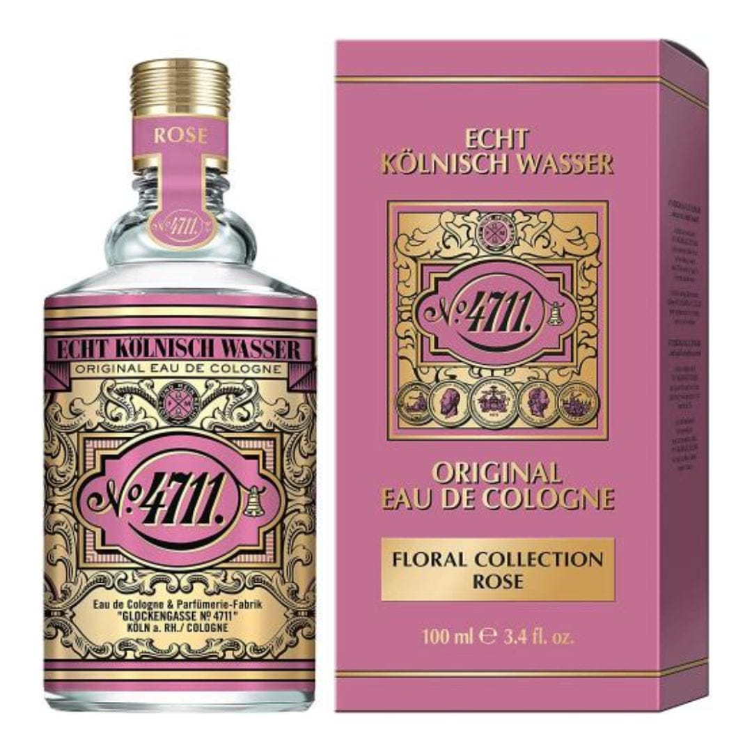 4711 Rose Eau de Cologne Unisex Perfume/Cologne For Men & Women Eau de Cologne 3.4 oz Edc