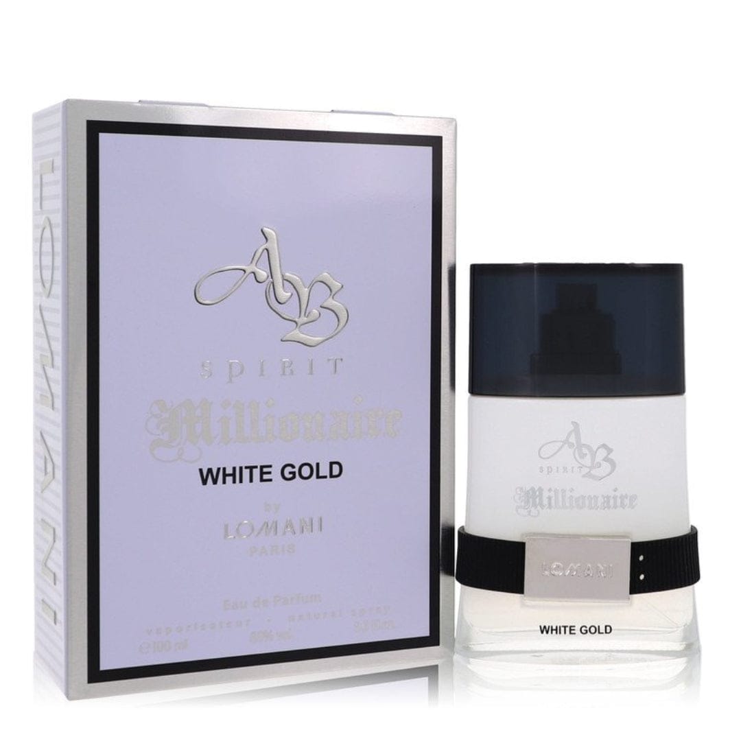 AB Millionaire Lomani White Gold Men’s Perfume/Cologne For Men Eau de Parfum 3.3 oz Edp