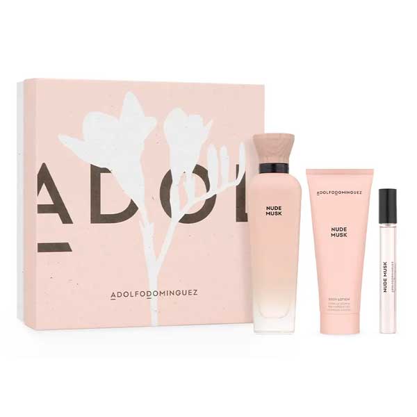 Adolfo Dominguez Nude Musk Women’s Perfume/Cologne For Women Eau de Parfum 4.1 oz / Gift Set 4.1 oz Edp Gift Set 4.1 oz