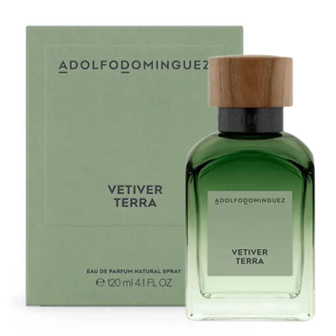 Adolfo Dominguez Vetiver Terra Men’s Perfume/Cologne For Men Eau de Parfum 4.1 oz / Gift Set 4.1 oz Edp 4.1 oz