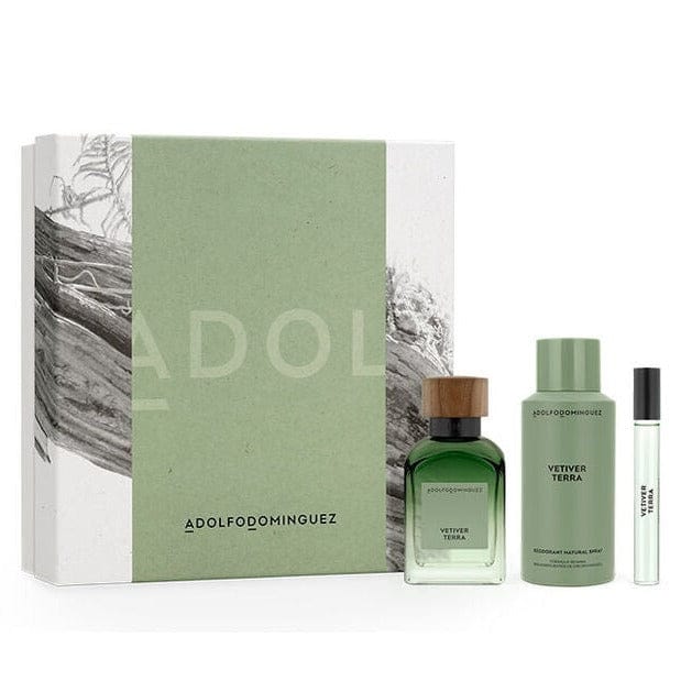 Adolfo Dominguez Vetiver Terra Men’s Perfume/Cologne For Men Eau de Parfum 4.1 oz / Gift Set 4.1 oz Edp Gift Set 4.1 oz