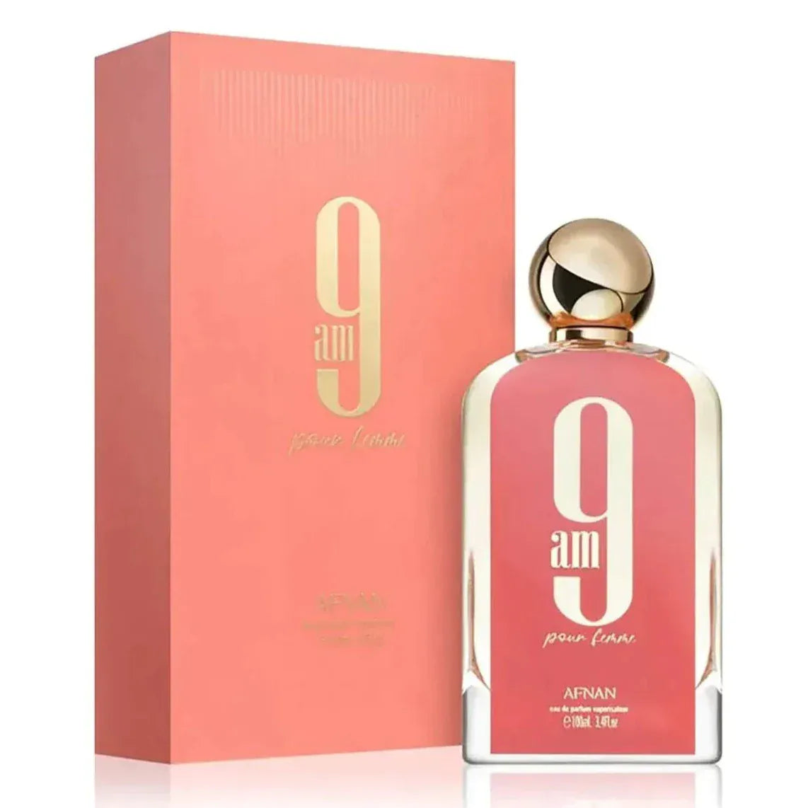 Afnan 9am Pour Femme Pink Women's Perfume/Cologne For Women Eau de Parfum 3.4 Oz Edp