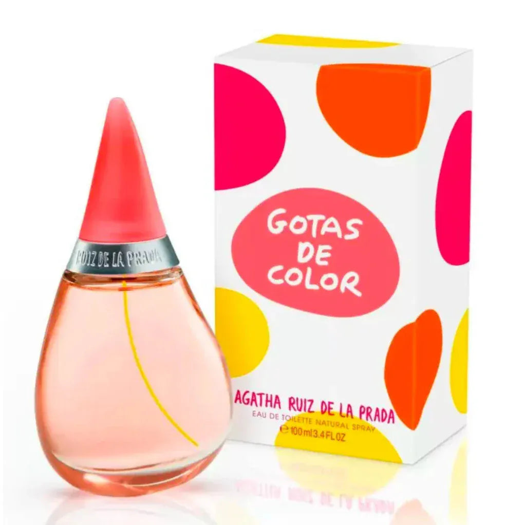 Agatha Ruiz de la Prada Gotas de Color Women's Perfume/Cologne For Women Eau de Toilette 3.4 oz Edt