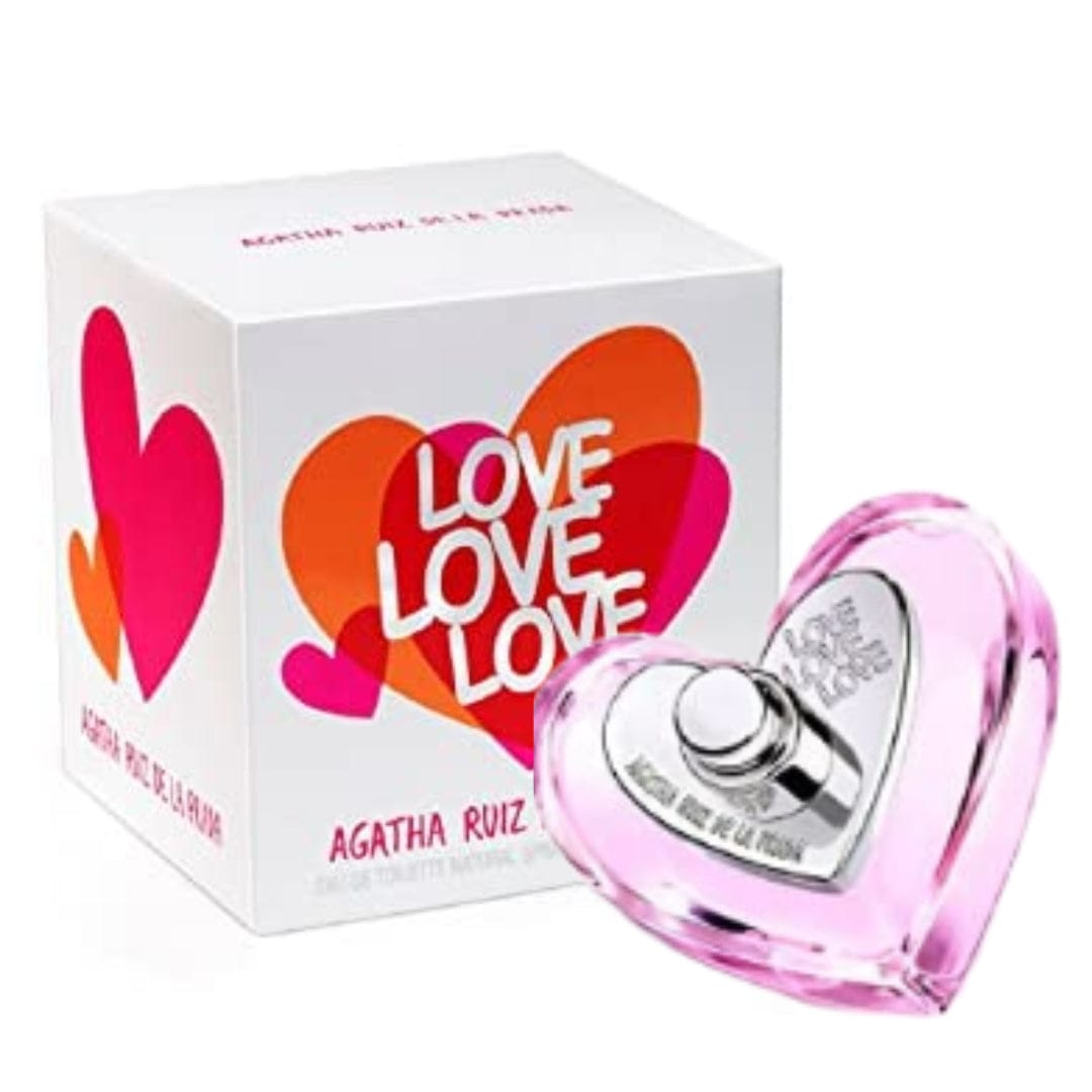 Agatha Ruiz de la Prada Love Love Love Women’s Perfume/Cologne For Women Eau de Toilette 2.7 oz / Gift 2.7 ozEdt 2.7 oz