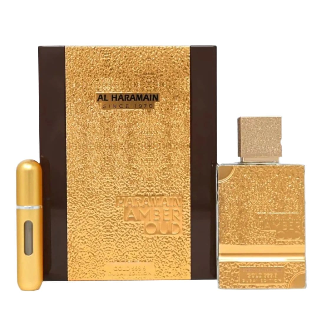 Al Haramain Perfumes Amber Oud Gold  999.9 Dubai Unisex Perfume/Cologne For Men & Women Eau De Parfum 2.53 oz Edp