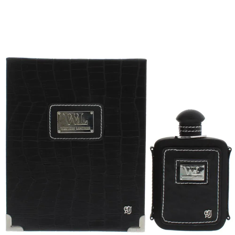 Alexandre.J Western Leather Black Men’s Perfume/Cologne For Men Eau de Parfum 3.4 oz Edp