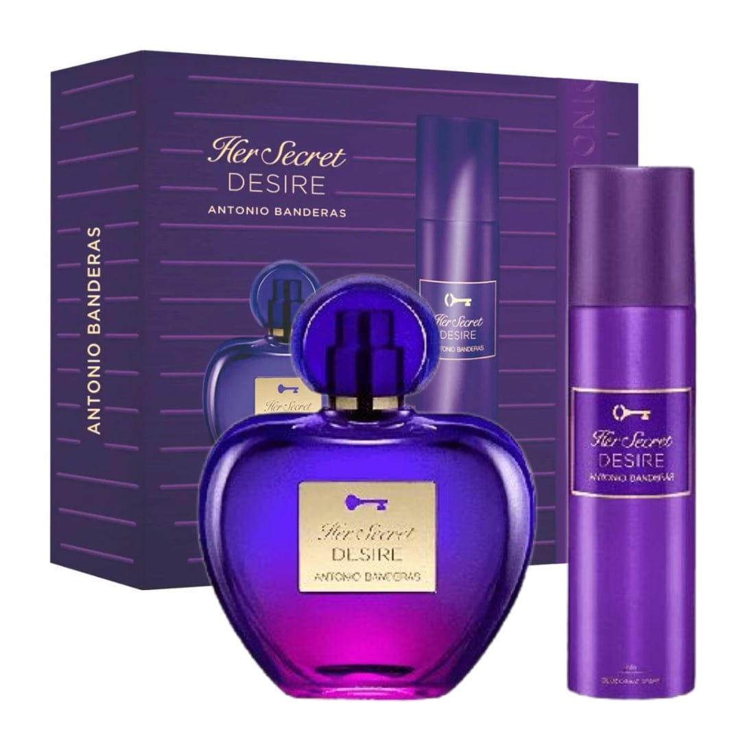 Antonio Banderas Her Secret Desire Women’s Perfume/Cologne For Women Eau de Toilette 2.7 oz / Gift Set 2.7 oz Edt