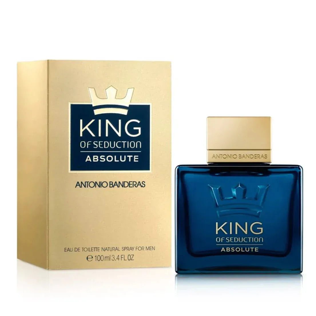 Antonio Banderas King of Seduction Absolute Men’s Perfume/Cologne For Men Eau de Toilette 3.4 oz / 6.7 oz Edt 3.4 oz