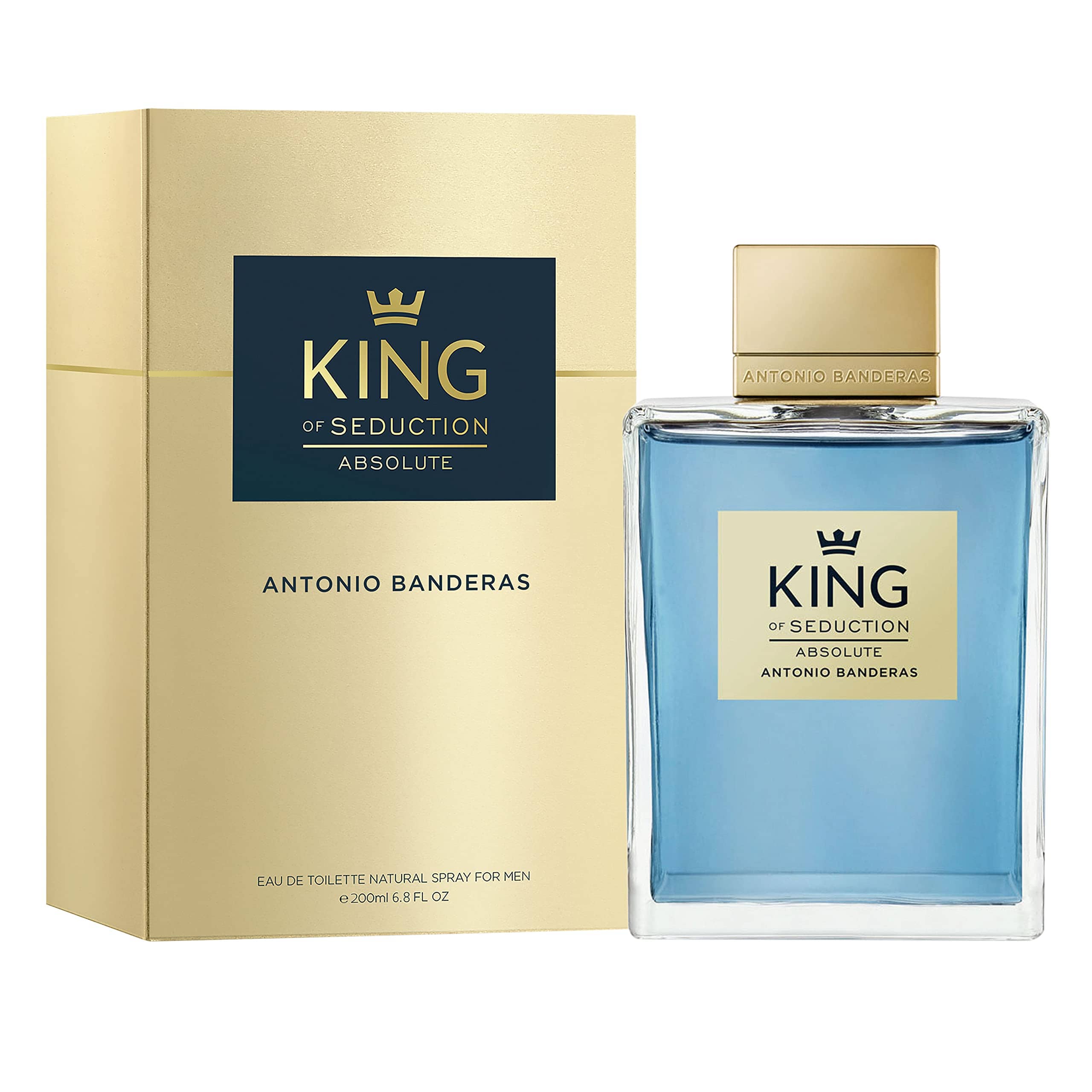 Antonio Banderas King of Seduction Absolute Men’s Perfume/Cologne For Men Eau de Toilette 3.4 oz / 6.7 oz Edt 6.7 oz