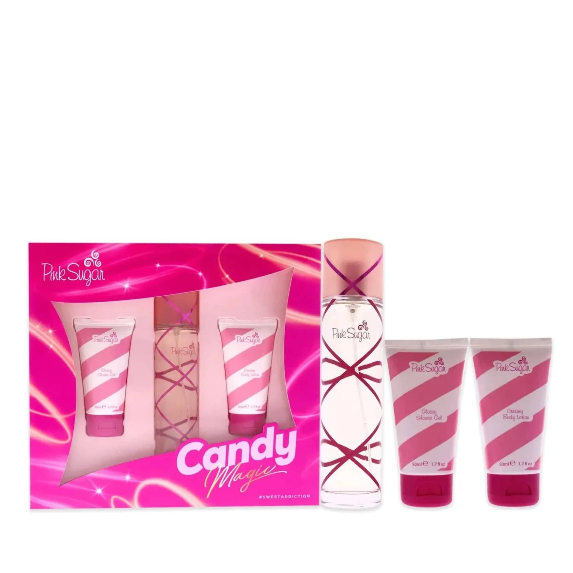 Aquolina Pink Sugar Women’s Perfume/Cologne For Women Eau de Toilette 3.4 oz / Gift Set 3.4 oz Edt Gift Set 3.4 oz