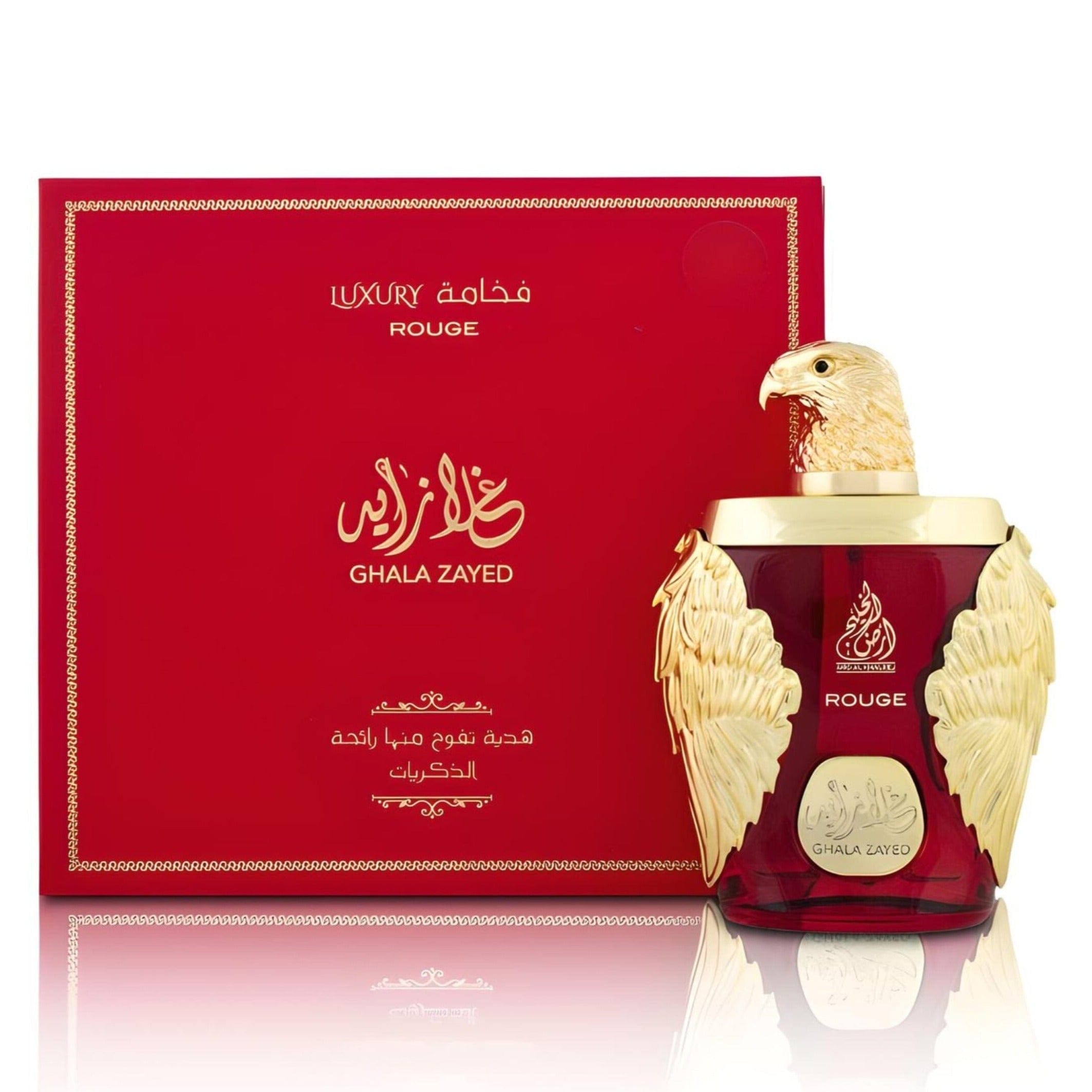 Ard Al Khaleej Ghala Zayed Luxury Rouge Unisex Perfume/Cologne For Men & Women Eau de Parfum 3.4 oz Edp