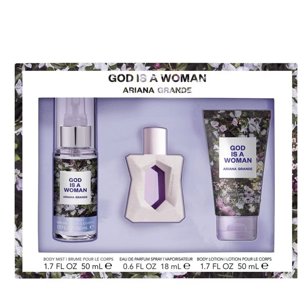 Ariana Grande  God Is A Woman Women’s Perfume/Cologne For Women Eau de Parfum 1.0 oz / 1.7 oz  / 3.4 oz / Gift Set 3.4 oz / Body Mist 8.4 oz Edp Gift Set 3.4 oz