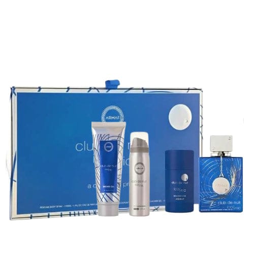 Armaf Club de Nuit Blue Iconic For Men Eau de Parfum Gift Set 3.6 oz 105 ml