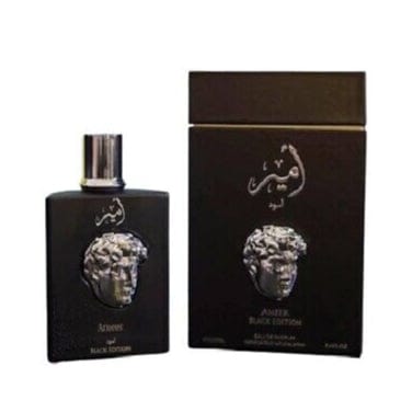 Aura Fragrances Ameer Black Edition Unisex Perfume/Cologne For Men & Women Eau de Parfum 3.4 oz Edp
