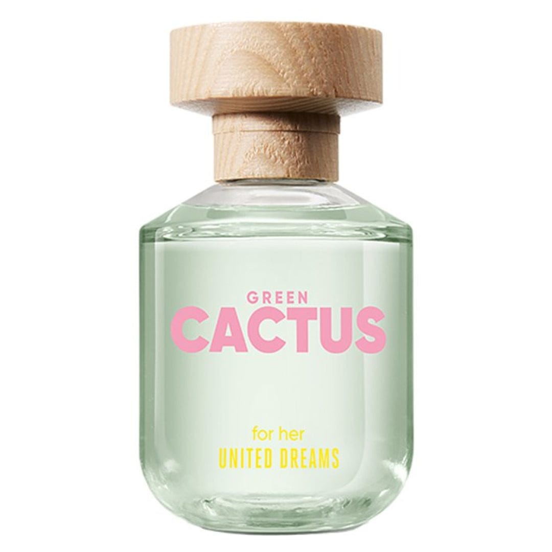 Benetton Colors Green Cactus for Her Women’s Perfume/Cologne For Women Eau de Toilette 2.7 oz Edt