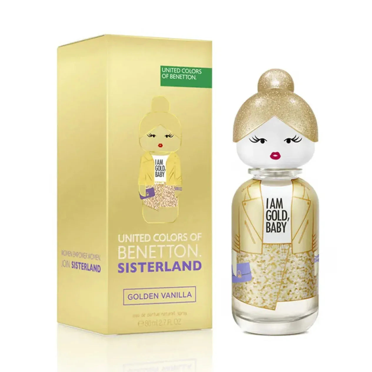 Benetton Sisterland Golden Vanilla - For Women Eau de arfum 2.7 oz