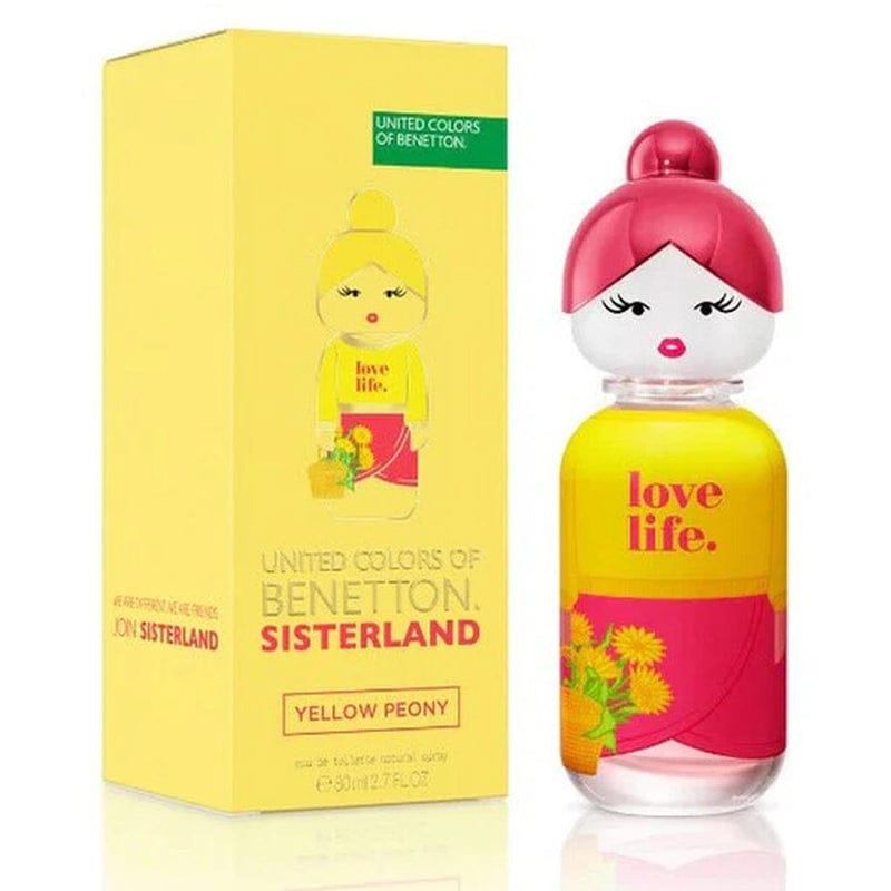 Benetton Sisterland Yellow Peony - For Women Eau de Toilette 2.7 oz