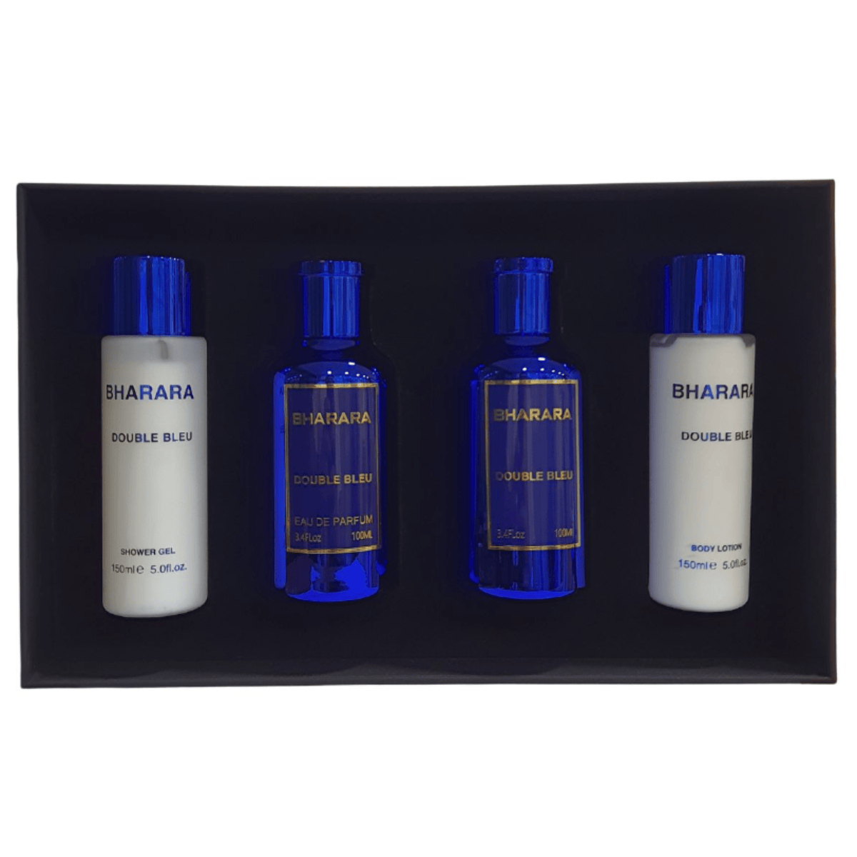 Bharara Double Bleu Men’s Perfume/Cologne For Men Eau de Parfum 3.4 oz / Gift Set 3.4 oz / 6.7 oz Edp Gift Set 3.4 oz