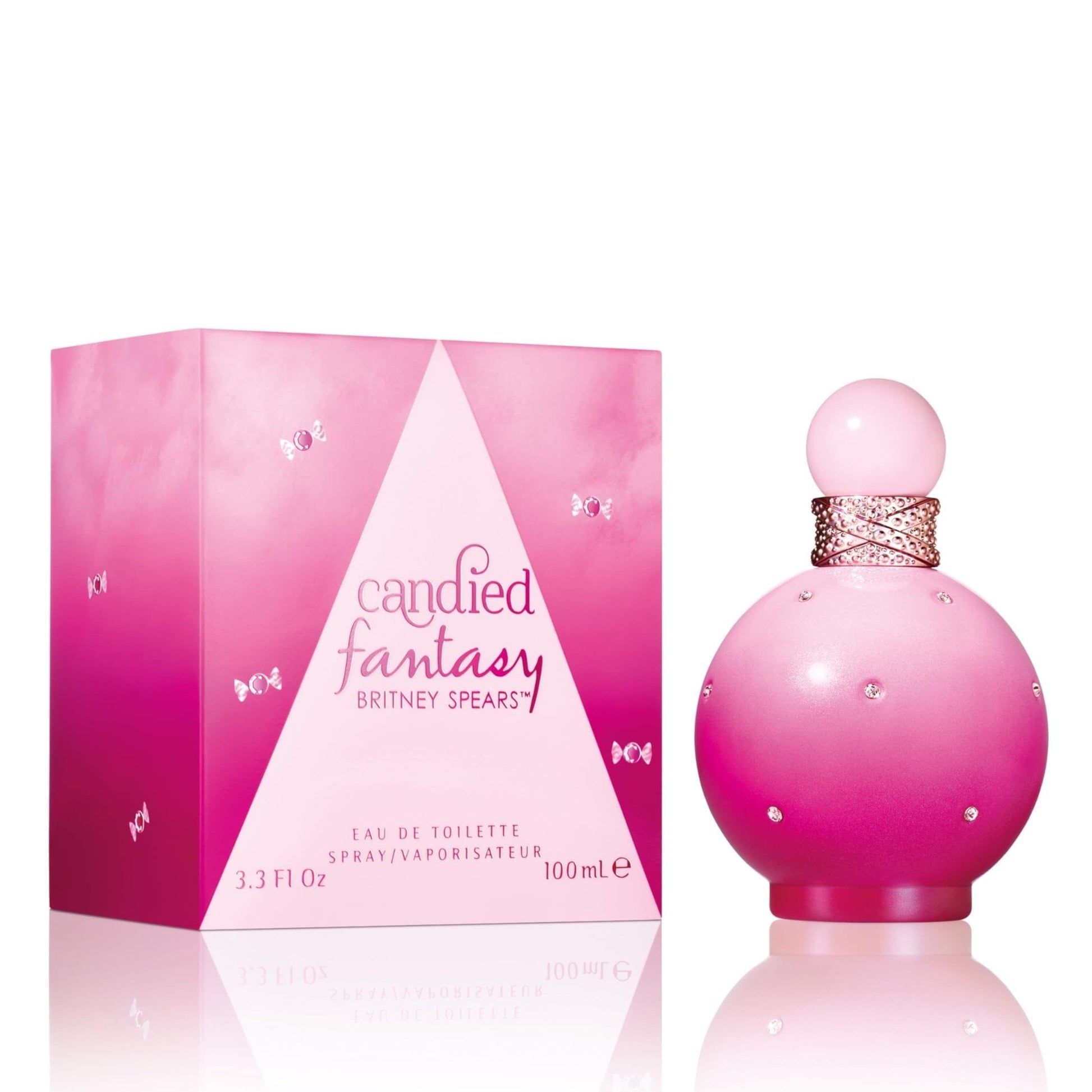 Britney Spears Candied Fantasy Women’s Perfume/Cologne For Women Eau de Toilette 3.3 oz Edt