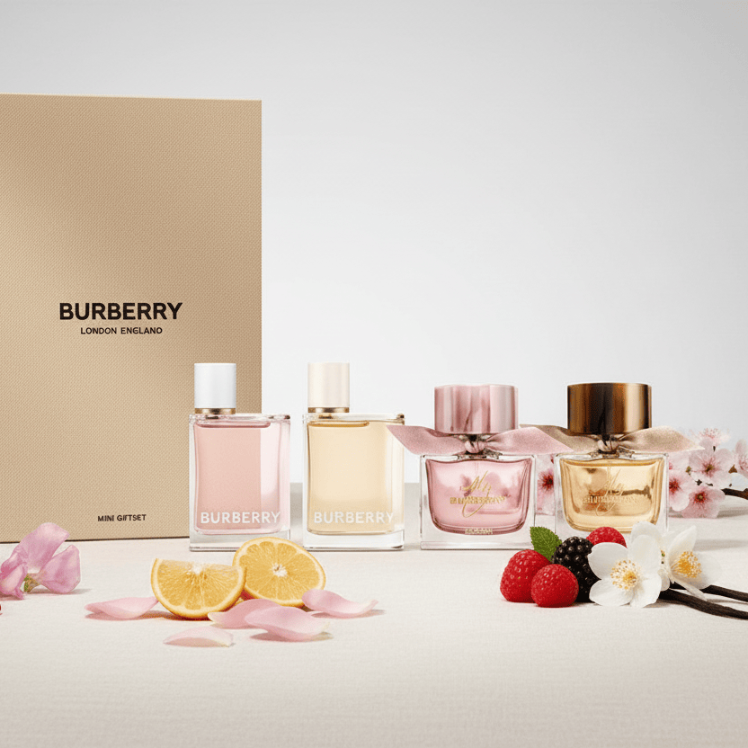 Burberry Gift Set For Her 4x0.16 oz– Fandi Perfume Burberry Gift Set For Her 4x0.16 oz– Fandi Perfume