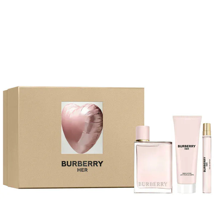 Burberry Her For Women Eau De Parfum Gift Set 3.4 oz / 100 ml