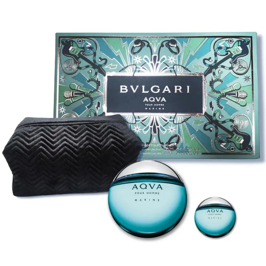 Bvlgari Bvlgari Aqva Pour Homme Marine Men's Perfume/Cologne For Men Eau De Toilette 3.4 oz / Gift Set 3.4 os Edt Gift Set 3.4 Oz