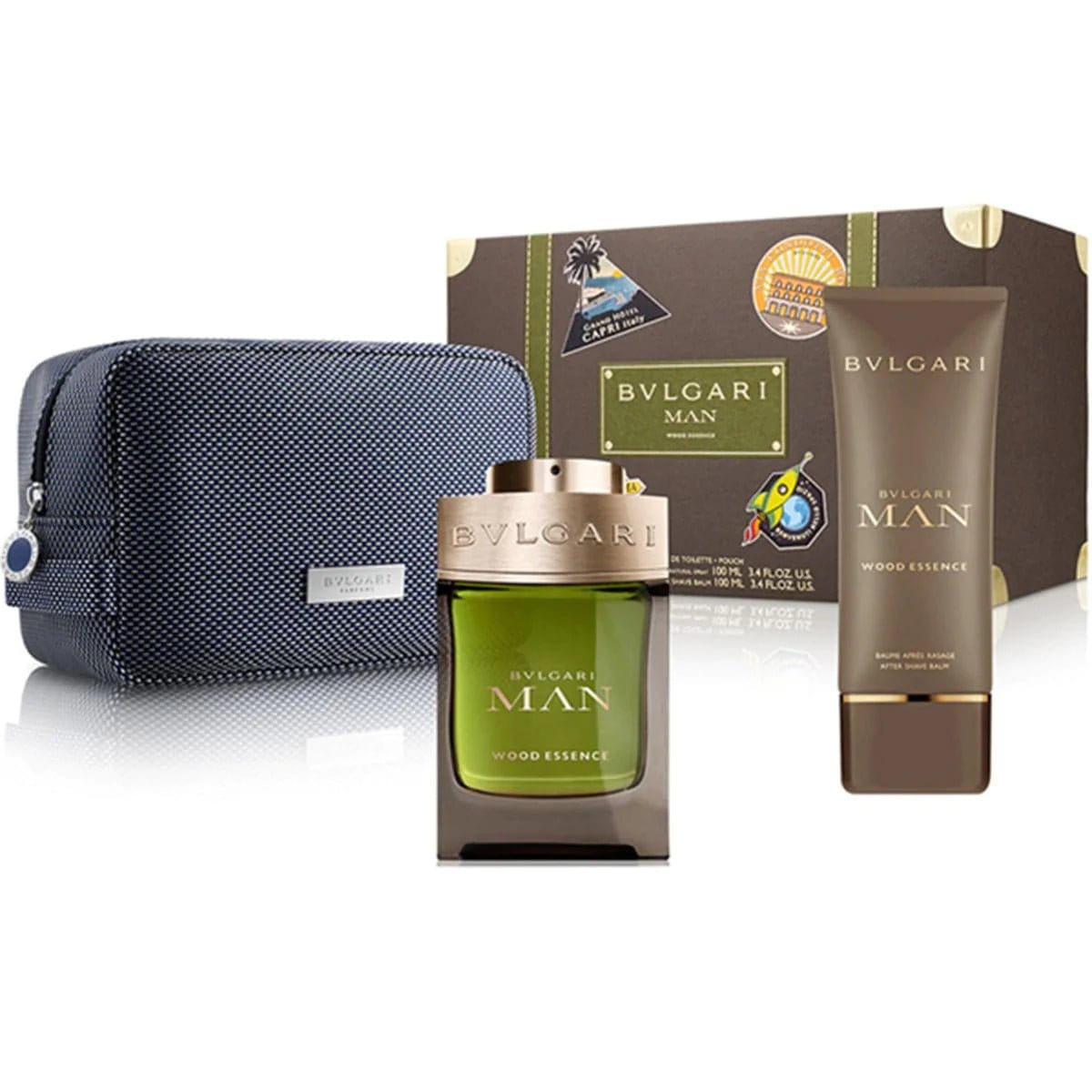Bvlgari The Mens Gift Collection for Men - 4 Pc Bvlgari The Men's