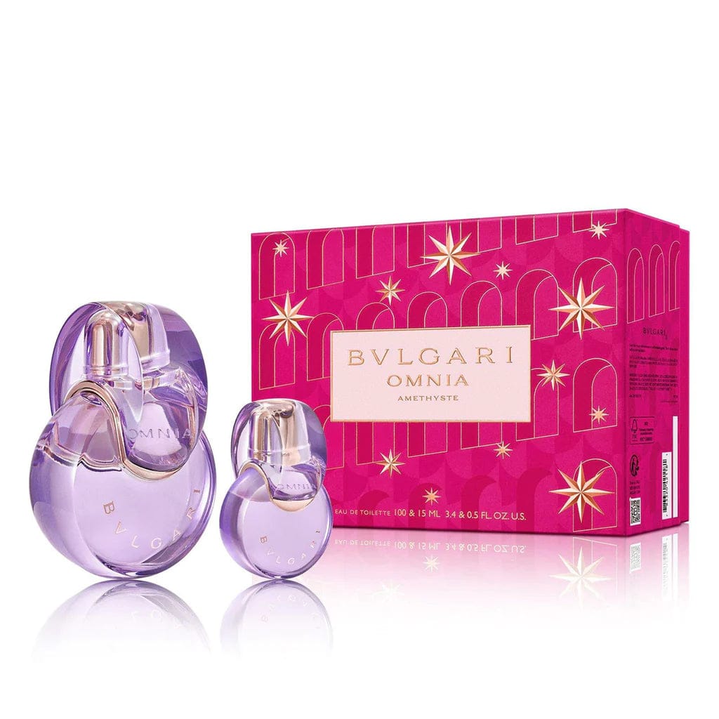 Bvlgari Omnia Amethyste For Women Eau De Toilette Gift Set 2.2 oz / 65 ml