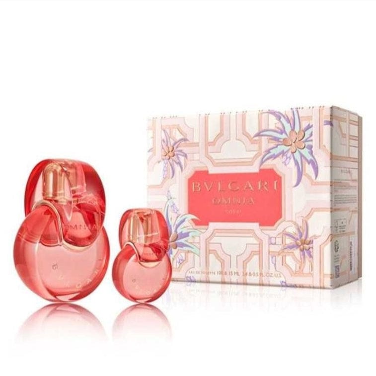 Bvlgari Omnia Coral For Women Eau de Toilette Gift Set 2.2 oz / 65 ml