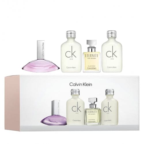 Calvin Klein Mini Set for Her Women's Perfume/Cologne for Women 4 X 0.5 Oz