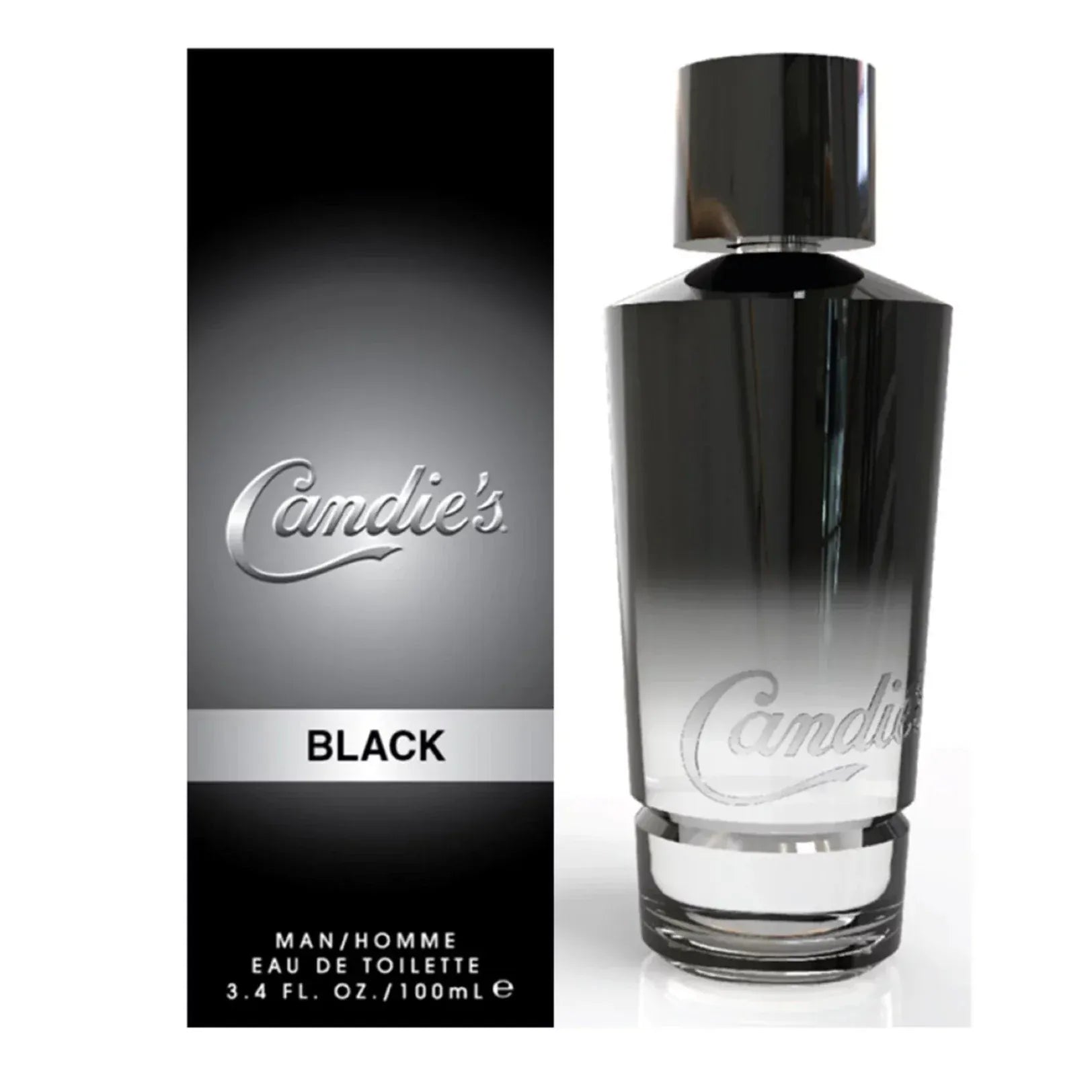 Candie’s Black For Him Men’s Perfume/Cologne For Men Eau de Toilette 3.4 oz Edt