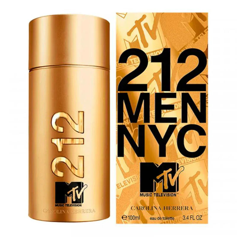 Carolina Herrera 212 Men MTV - For Men Eau de Toilette 3.4 oz / 100 ml