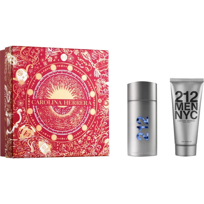 Carolina Herrera 212 NYC Gift Set - For Men Eau De Toilette Gift Set 3.4 oz / 100 ml