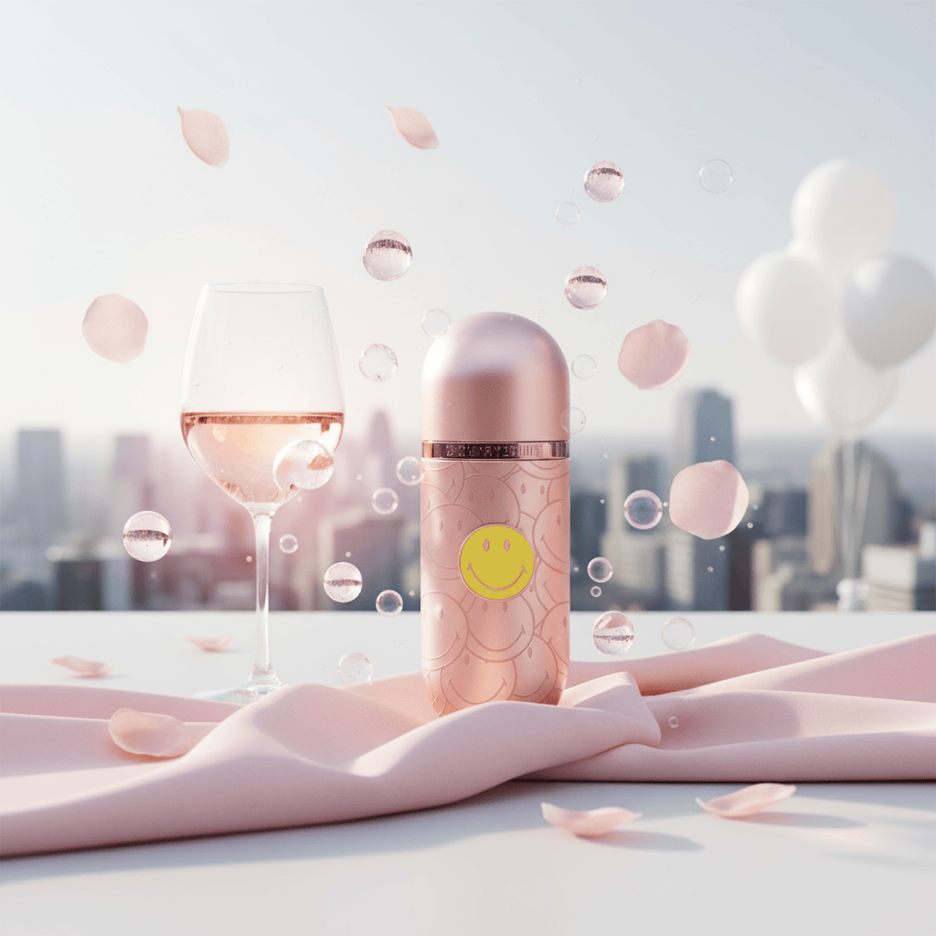 Carolina Herrera 212 Rose Smiley Ltd - For Women Eau de Parfum 2.7 oz / 80 ml