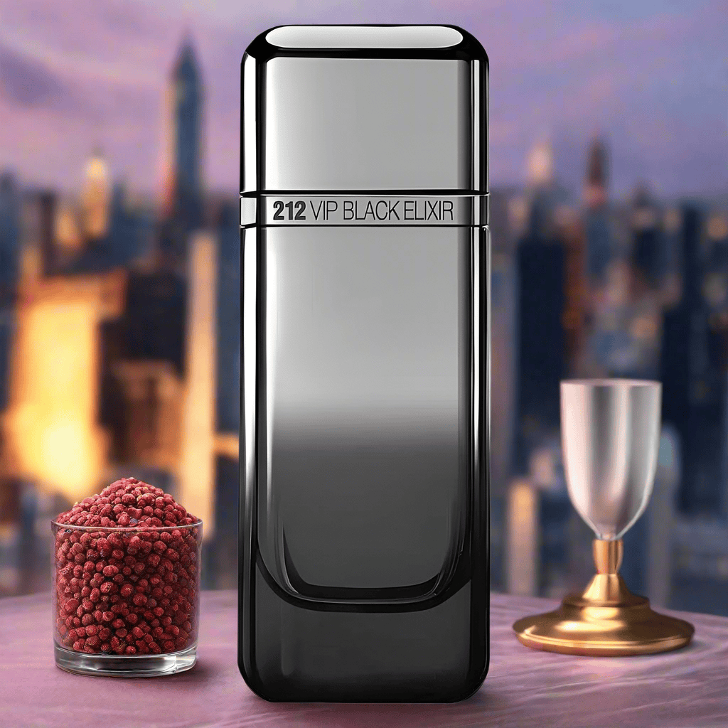 Carolina Herrera 212 VIP Black Elixir - For Men Eau de Parfum 3.4 oz / 100 ml
