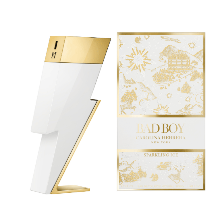 Carolina Herrera Bad Boy Sparkling Ice Men’s - For Men Eau de Toilette 3.3 oz / 100 ml