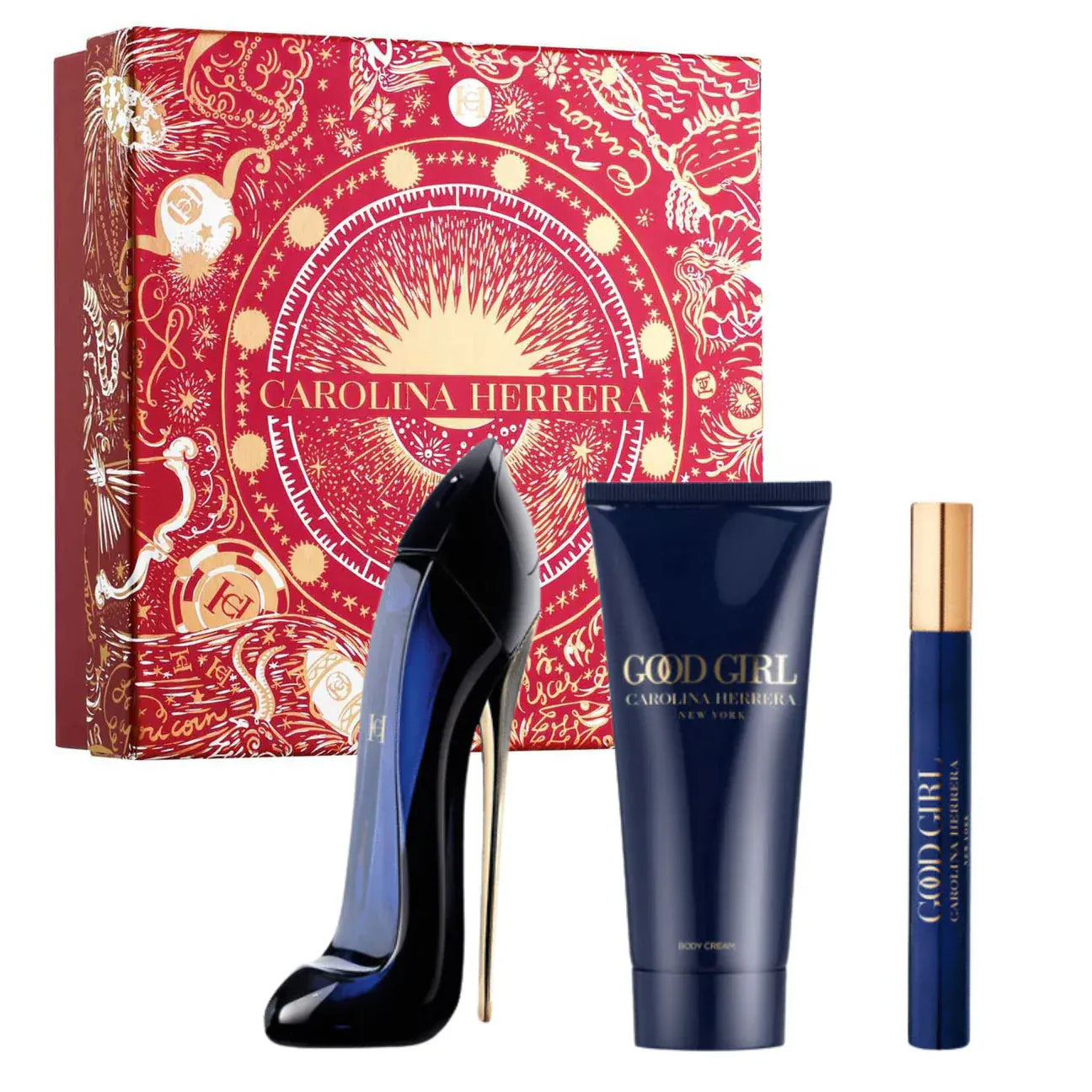 Carolina Herrera Good Girl For Women Eau De Parfum Gift Set 2.8 oz / 80 ml - 3 pc