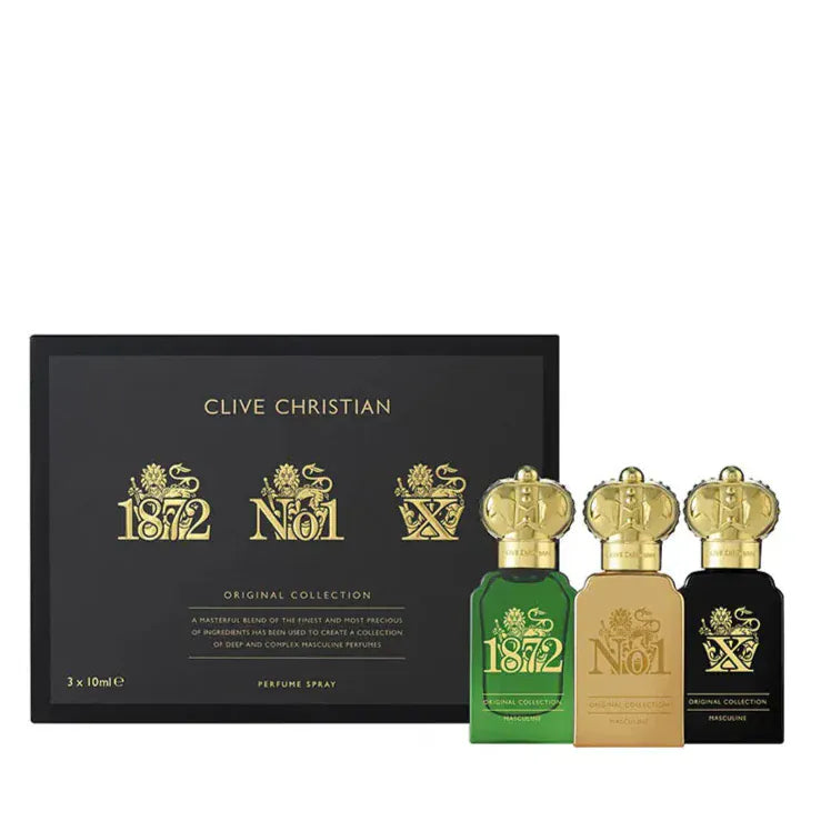 Clive Christian Mini Gift Set Men’s Perfume/Cologne For Men Eau de Parfum 3x0.34oz Edp