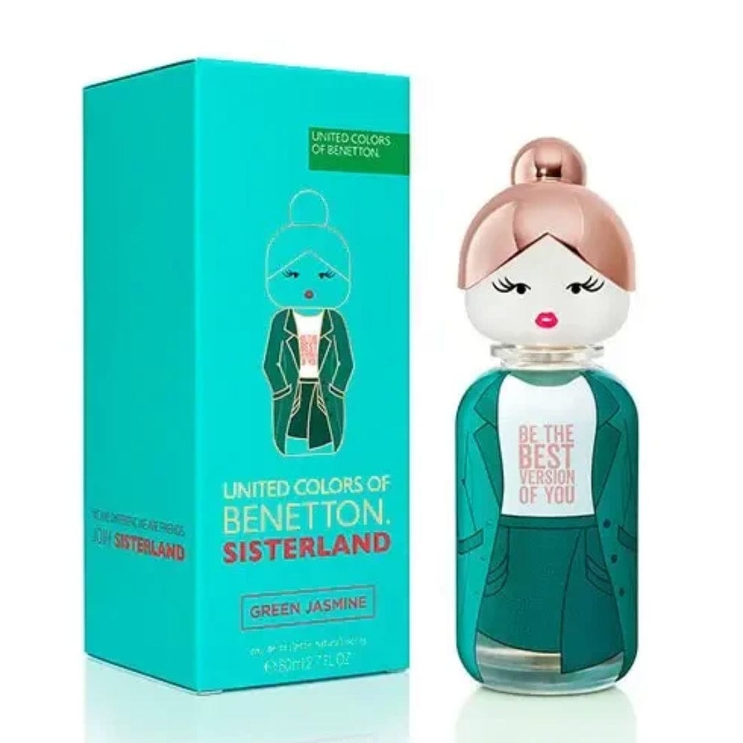 Colors of Benetton Sisterland Green Jasmine Women’s Perfume/Cologne For Women Eau de Toilette 2.7 oz Edt