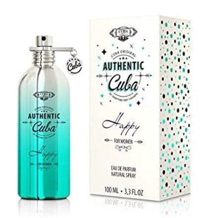 Cuba Paris Cuba Authentic Happy Women’s Perfume/Cologne For Women Eau de Parfum 3.3 oz Edp