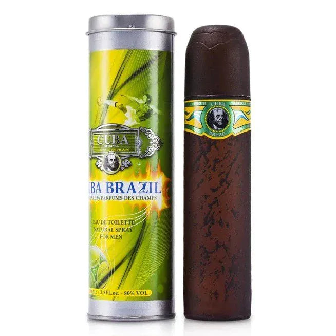 Cuba Paris Cuba Brazil Men’s Perfume/Cologne For Men Eau de Toilette 1.17 oz / 3.3 oz Edt 3.3 oz
