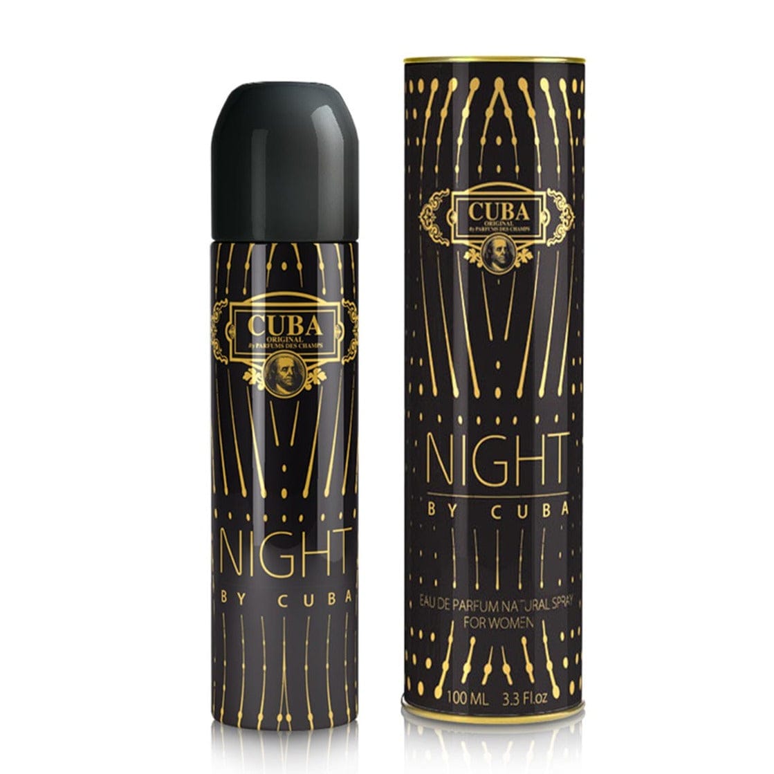 Cuba Paris Cuba Night Women’s Perfume/Cologne For Women Eau de Parfum 3.3 oz Edp