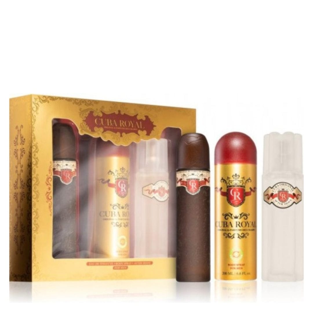 Cuba Paris Cuba Royal Men’s Perfume/Cologne For Men Eau de Toilette 1.17 oz  / 3.3 oz / Gift Set 3.3 oz Edt Gift set 3.3 oz