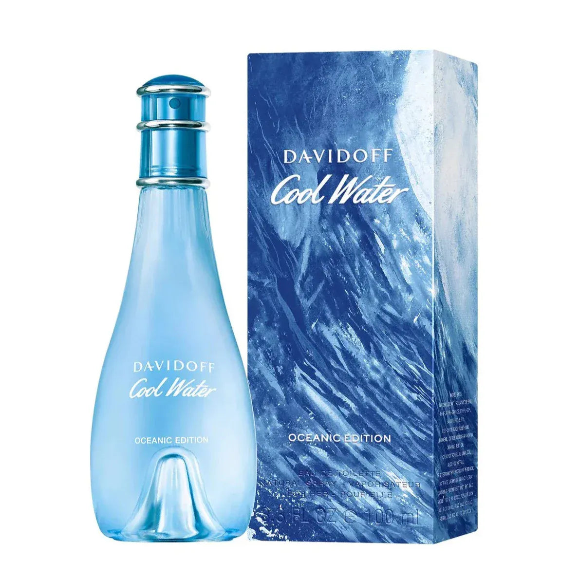 Davidoff Cool Water Oceanic Edition Women’s Perfume/Cologne For Women Eau de Toilette 3.4 oz Edt