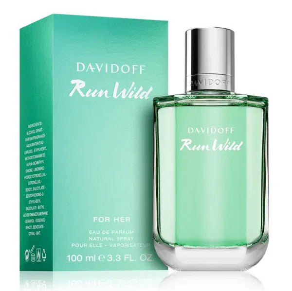 Davidoff Run Wild for Her  Women’s Perfume/Cologne For Women Eau de Toilette 3.3 Edt