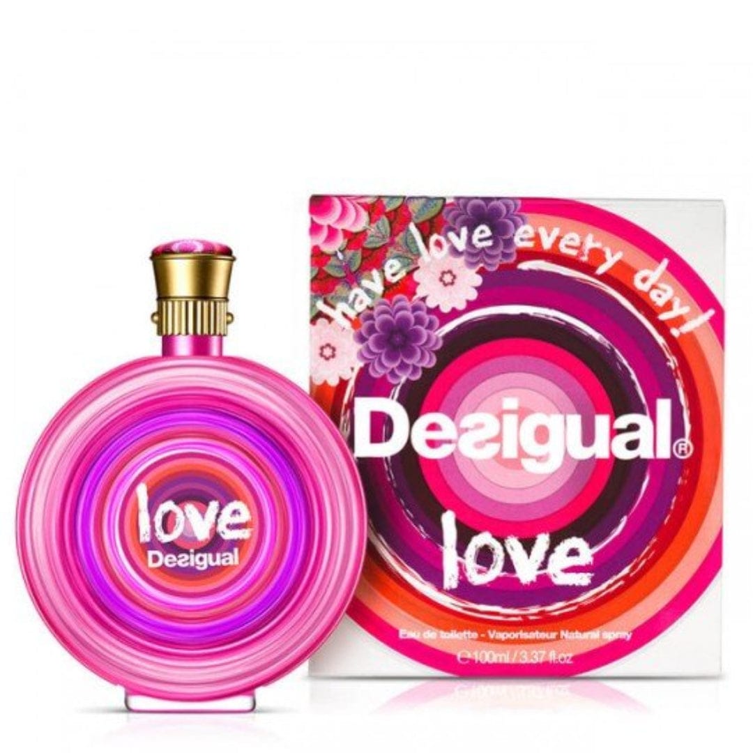 Desigual Love Women’s Perfume/Cologne For Women Eau de Toilette 3.3 oz Edt